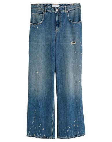 GAëLLE Paris Denim pants Blue 100% Cotton