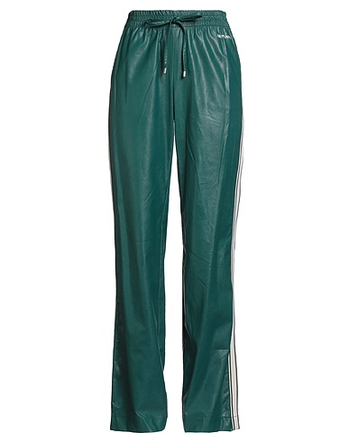 ERMANNO FIRENZE Casual pants Green 50% Polyurethane, 50% Viscose, Polyester