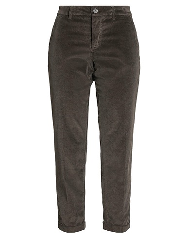 FAY Casual trouser Dark green 78% Cotton, 20% Modal, 2% Elastane