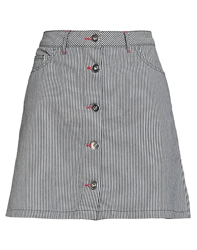 MAISON KITSUNÉ Mini skirt Navy blue 100% Cotton