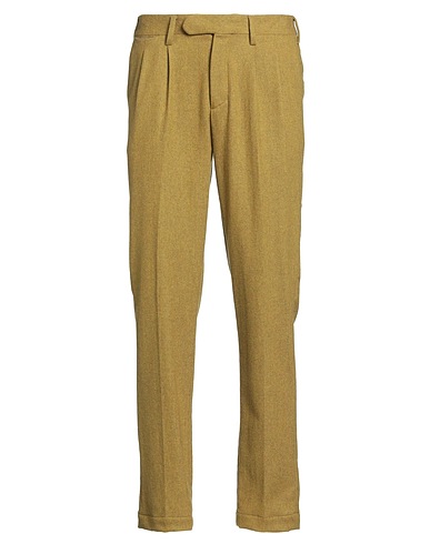 DEVORE INCIPIT Pantalone Verde militare 67% Lana, 27% Poliammide, 5% Poliestere, 1% Elastan