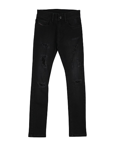DIESEL Denim pants Black 97% Cotton, 3% Elastane