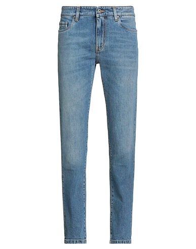 TELERIA ZED Denim trousers Blue 98% Cotton, 2% Elastane