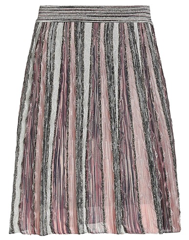 M MISSONI Mini skirts 84% Viscose, 7% Metallic fiber, 4% Elastane, 3% Polyamide, 2% Polyester