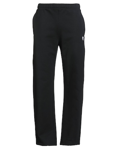 MARINE SERRE Casual trouser Black 52% Cotton, 24% Recycled cotton, 24% Organic cotton