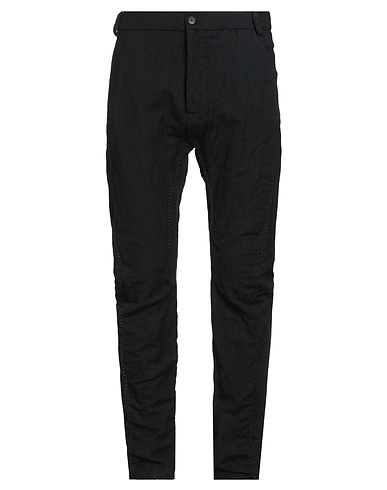 MASNADA Pantalone Nero 60% Cotone, 35% Lana, 5% Metallo