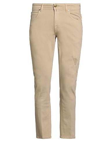 BRIGLIA 1949 Casual trouser Beige 99% Cotton, 1% Elastane