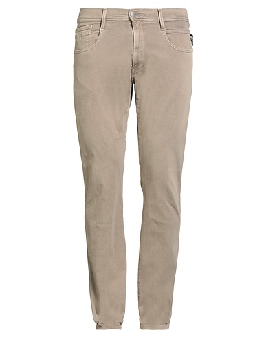 REPLAY Casual trouser HYPERFLEX Sand 91% Cotton, 6% Elastomultiester, 3% Elastane