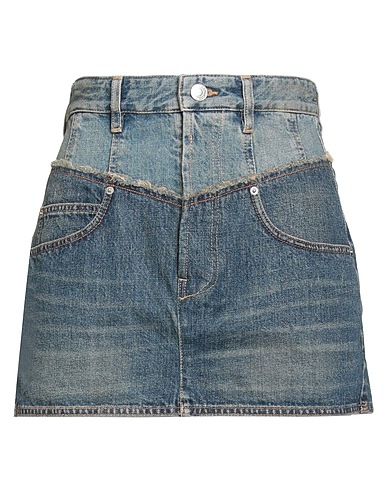 ISABEL MARANT Denim skirt Blue 85% Polyester, 15% Cotton