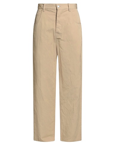 ROBERTO COLLINA Casual pants Sand 58% Polyester, 42% Linen, Cotton