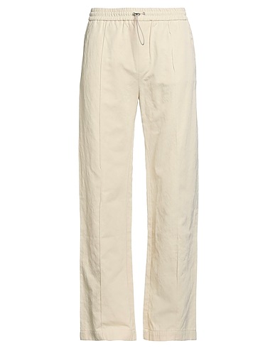 ROBERTO COLLINA Casual pants Ivory 58% Polyester, 42% Linen, Cotton