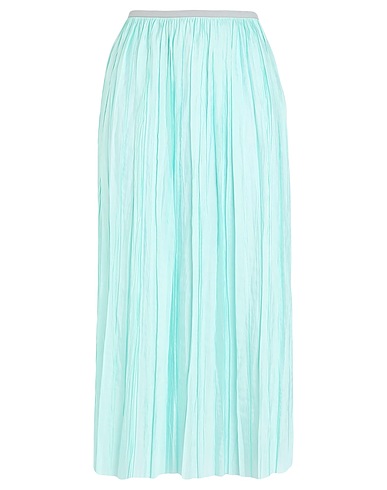 ROBERTO COLLINA Midi skirt Sky blue 100% Polyester