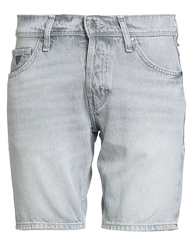 GUESS デニムショートパンツ グレー コットン 100%