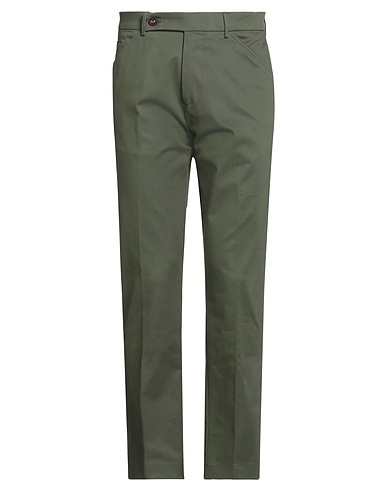 BERWICH Повседневные брюки HYPE Зелёный милитари 98% Хлопок, 2% Эластан