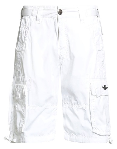 AERONAUTICA MILITARE Shorts & Bermuda White 100% Cotton