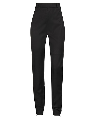 NINEMINUTES Casual trouser Black 64% Polyester, 33% Viscose, 3% Elastane