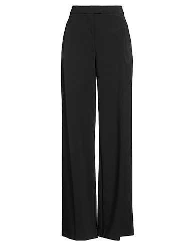 SIMONA CORSELLINI Casual trouser Black 95% Polyester, 5% Elastane