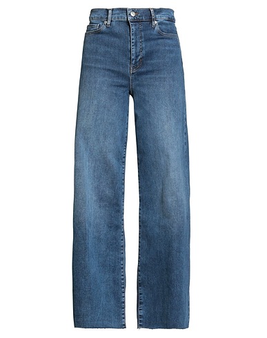 FRAME Denim trousers Blue 63% Organic cotton, 27% Cotton, 5% Recycled polyester, 5% Elastane
