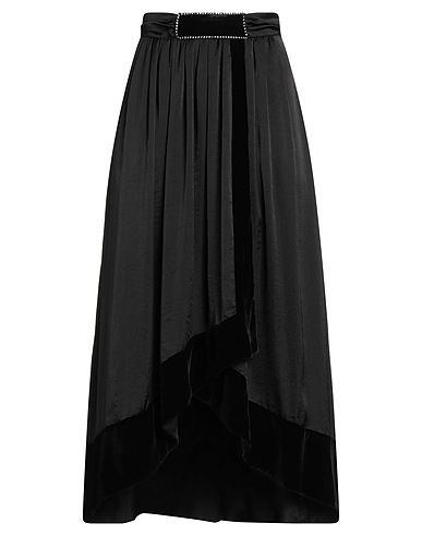 PHILOSOPHY di LORENZO SERAFINI Long skirt Black 100% Polyester, Viscose, Silk