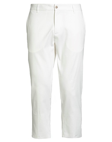 MARSĒM Casual pants Off white 98% Cotton, 2% Elastane