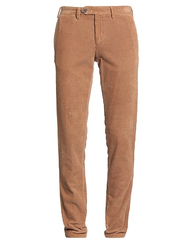 LAB. PAL ZILERI Casual trouser Camel 99% Cotton, 1% Elastane