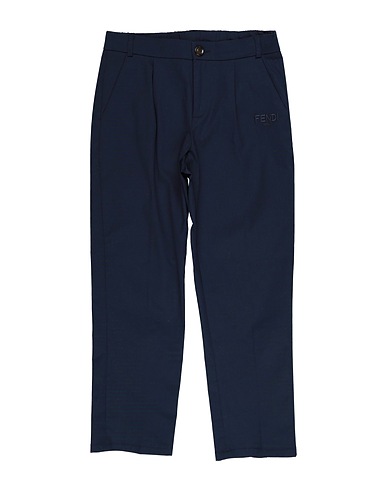 FENDI Casual pants KIDS Navy 97% Cotton, 3% Elastane