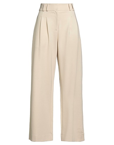 PSOPHĺA Casual trouser Ivory 66% Rayon, 30% Viscose, 4% Elastane