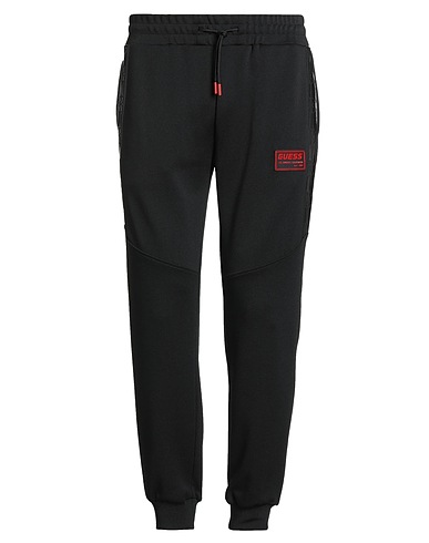 GUESS Повседневные брюки Чёрный 96% Полиэстер, 4% Эластан