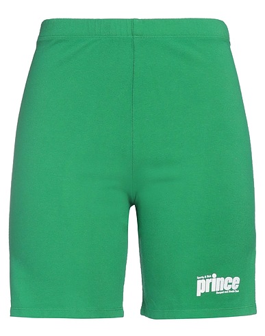 SPORTY & RICH Shorts & Bermuda Verde 97% Cotone, 3% Poliestere