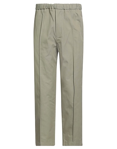 JIL SANDER Casual trouser Sage green 100% Cotton