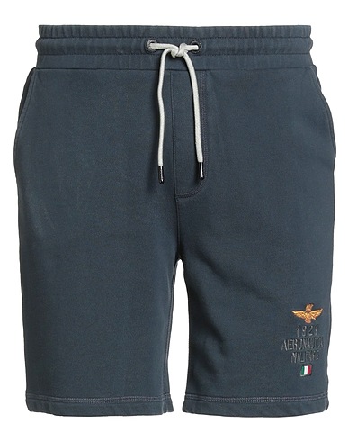 AERONAUTICA MILITARE Shorts & Bermuda Navy blue 100% Cotton