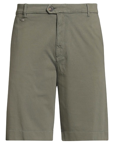 AERONAUTICA MILITARE Shorts & Bermuda Military green 100% Cotton