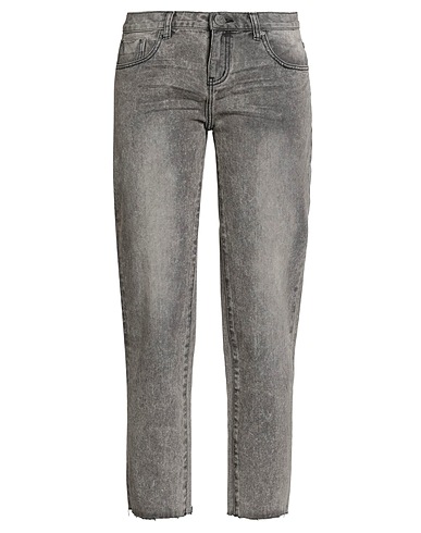 ONE TEASPOON Pantaloni jeans Grigio 100% Cotone