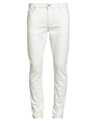 GUESS Denim pants White 98% Cotton, 2% Elastane