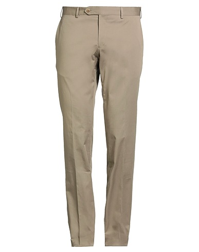 LUIGI BIANCHI Mantova Casual trouser Beige 97% Cotton, 3% Elastane