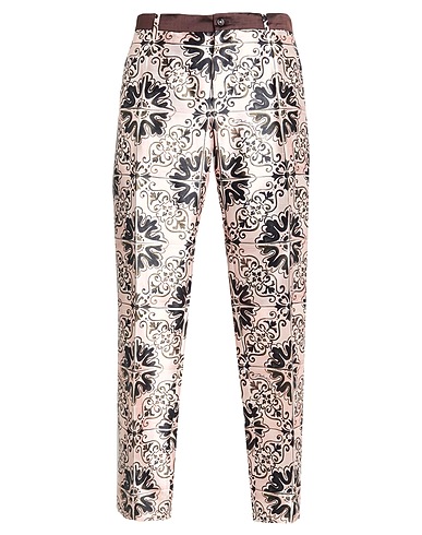 DOLCE&GABBANA Casual pants Light pink 100% Silk