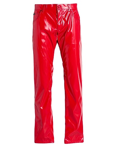 DOLCE&GABBANA Casual trouser DENIM Red 100% Polyester