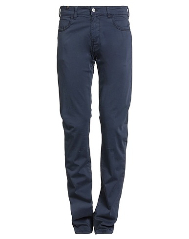 ATELIER NOTIFY Casual trouser Navy blue 97% Cotton, 3% Elastane