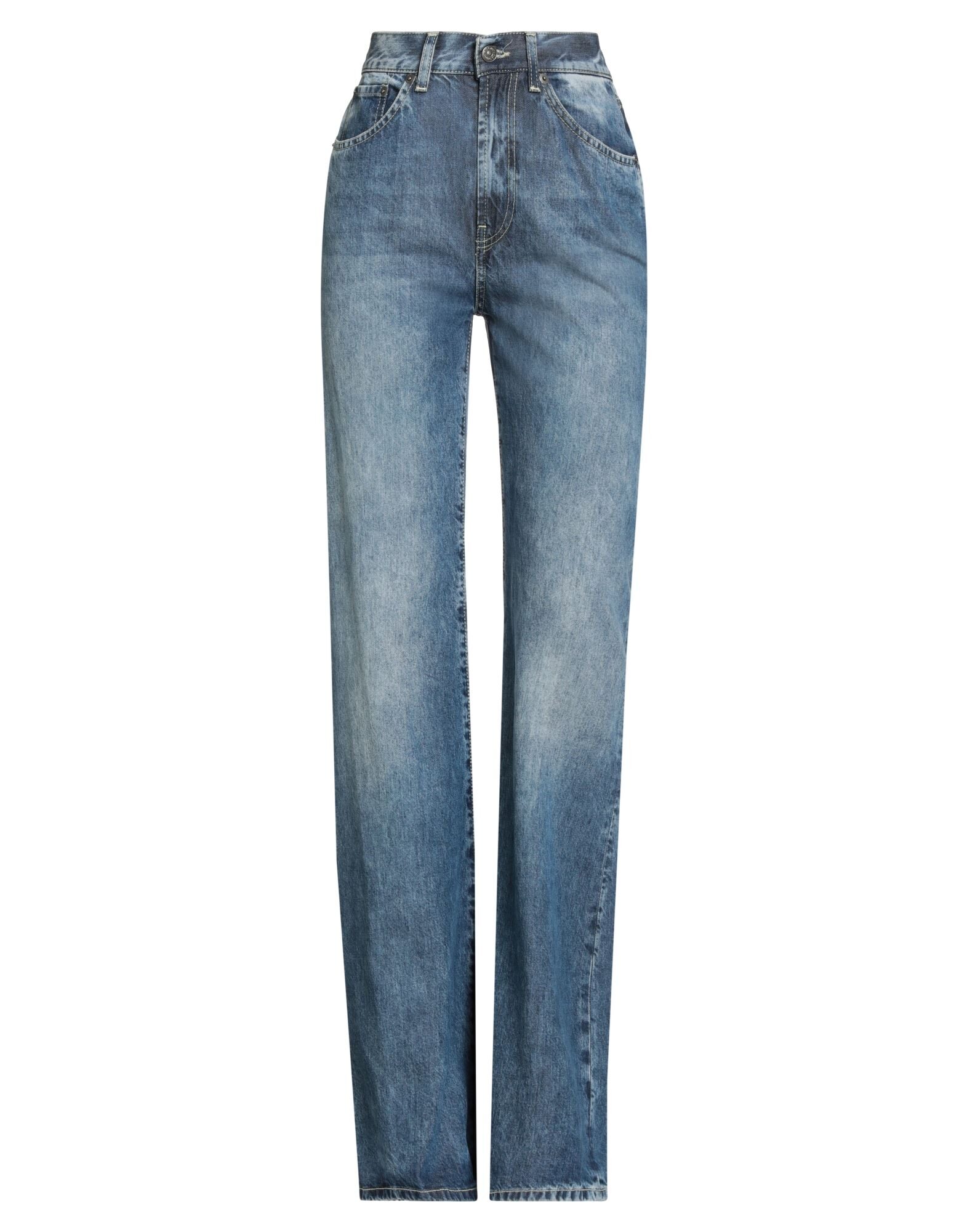 DONDUP Jeans and Denim | Blue Women's Denim Pants | YOOX