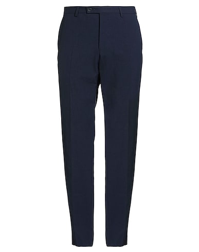 BALDESSARINI Casual trouser Midnight blue 68% Linen, 20% Polyester, 8% Viscose, 4% Elastane