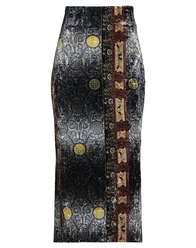 PIERRE-LOUIS MASCIA Midi skirt Slate blue 92% Polyester, 8% Elastane