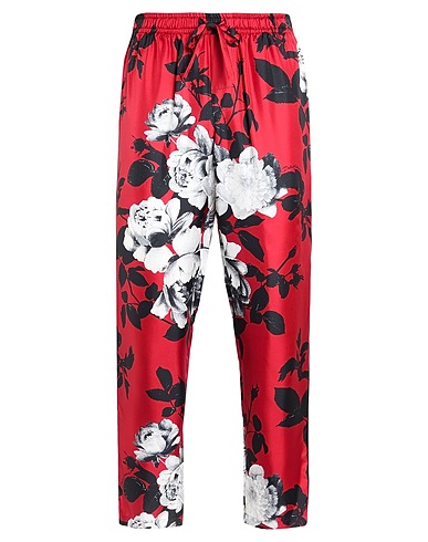 DOLCE&GABBANA Casual παντελόνι Κεραμιδί 100% Μετάξι