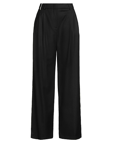 PESERICO Casual trouser Black 100% Virgin Wool
