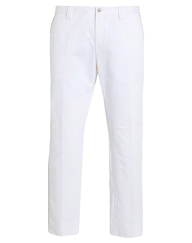DOLCE&GABBANA Casual pants White 100% Cotton