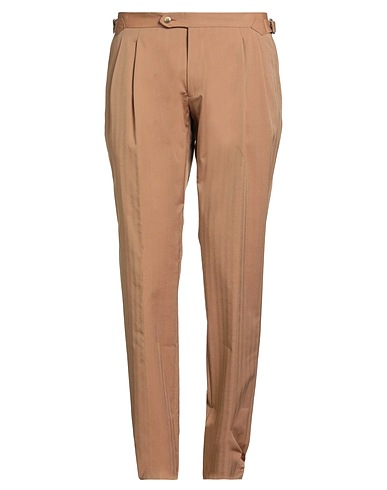 LUIGI BIANCHI Mantova Casual trouser Camel 53% Virgin Wool, 47% Cotton