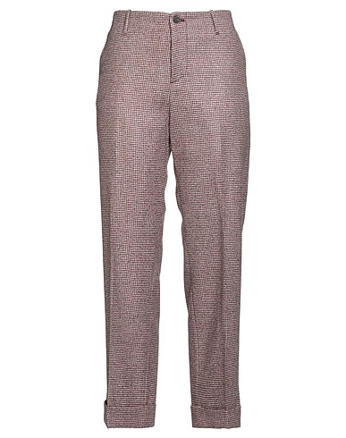 BERWICH Casual pants Burgundy 100% Virgin Wool