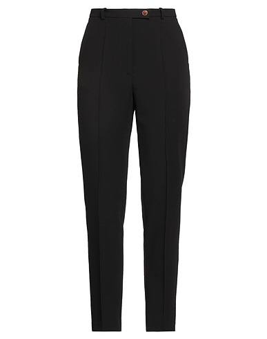 ALYSI Casual trouser Black 71% Polyester, 22% Viscose, 7% Elastane