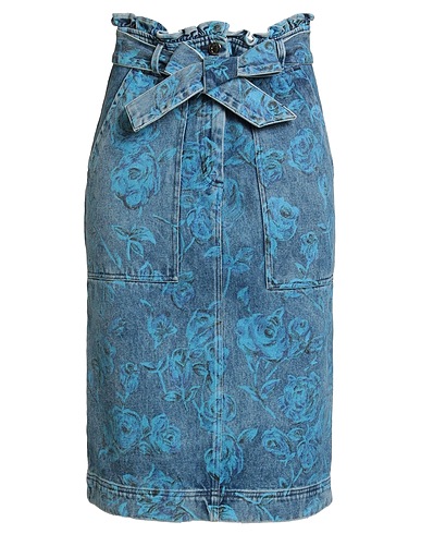 MANOUSH Denim skirt Blue 100% Cotton