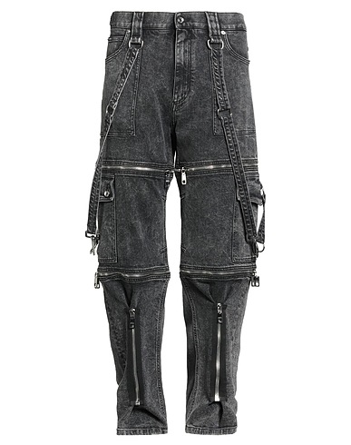 DOLCE&GABBANA Denim trousers Black 99% Cotton, 1% Elastane