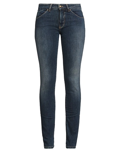 PESERICO Denim trousers Blue 98% Cotton, 2% Elastane